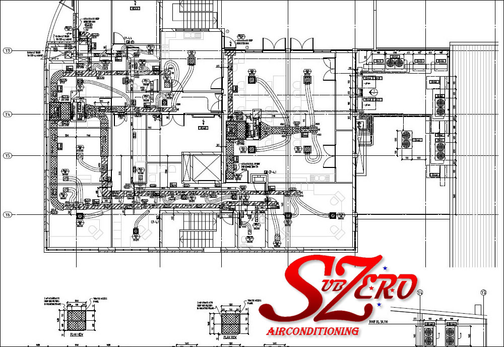 air conditioning design plans drawing gold coast brisbane